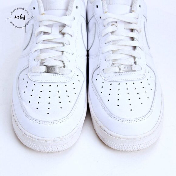 Nike Air‎ Force 1 Low Top Sneakers White Men 12 main image 8
